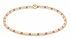 Hope Sincerity Pattern 2mm Bead Bracelet - Bright Pink - by enewton