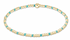 egirl Hope Sincerity Pattern 2mm Bead Bracelet - Turquoise - by enewton