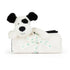 Bashful Black & Cream Puppy Blankie By Jellycat - A. Dodson's