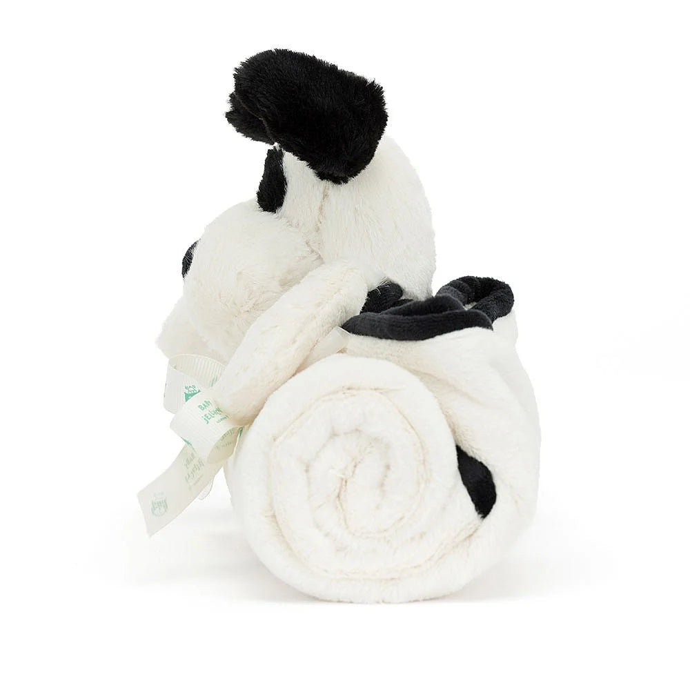 Bashful Black & Cream Puppy Blankie By Jellycat - A. Dodson's