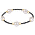enewton Extends Purpose Admire Pearl 8mm Faceted Hematite Bracelet