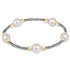 enewton Extends Purpose Admire Pearl 8mm Silver Faceted Hematite Bracelet