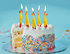 Rubber Chicken Birthday Candles, Set Of 5 - view 2 of 3