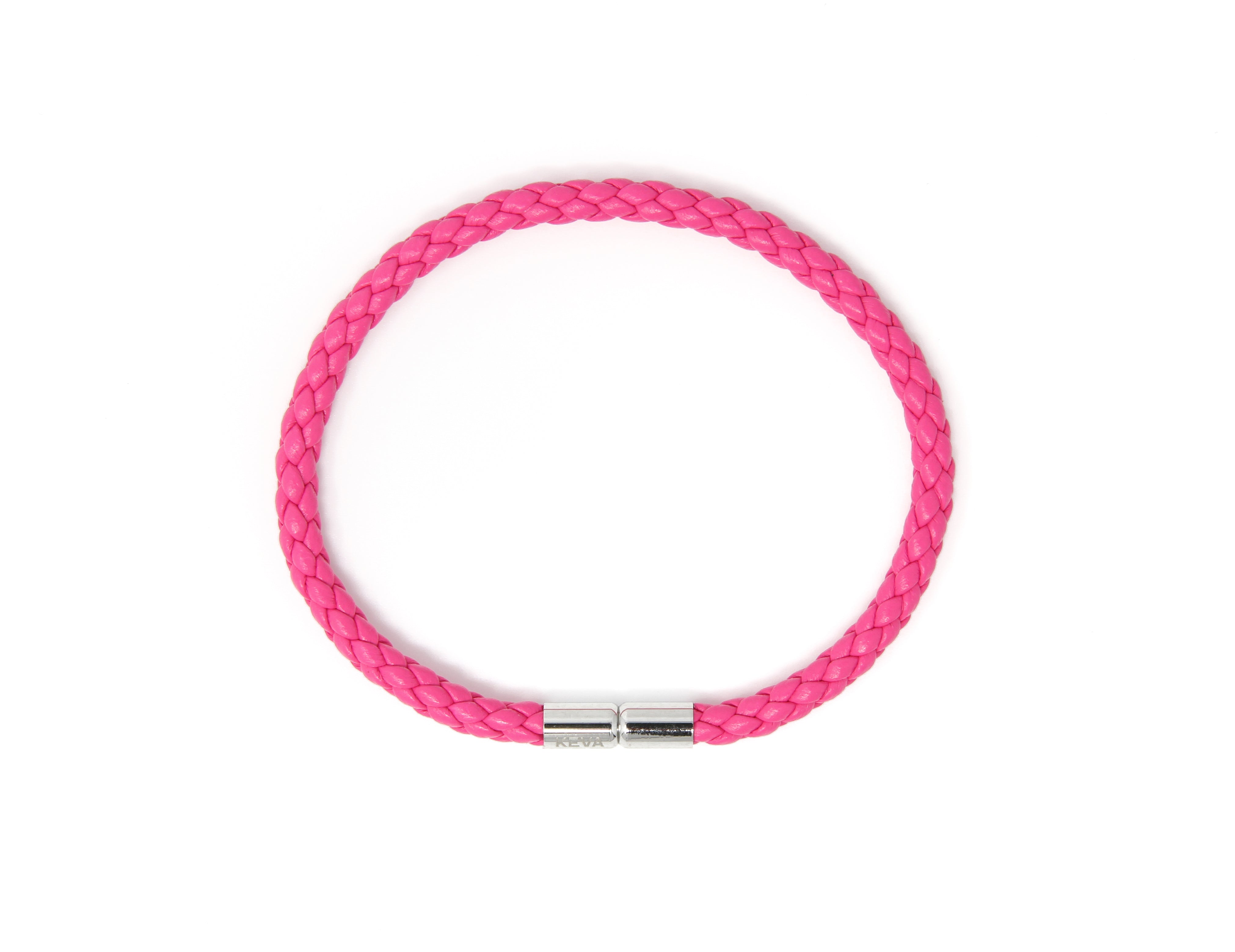 Hot Pink Braided Bracelet
