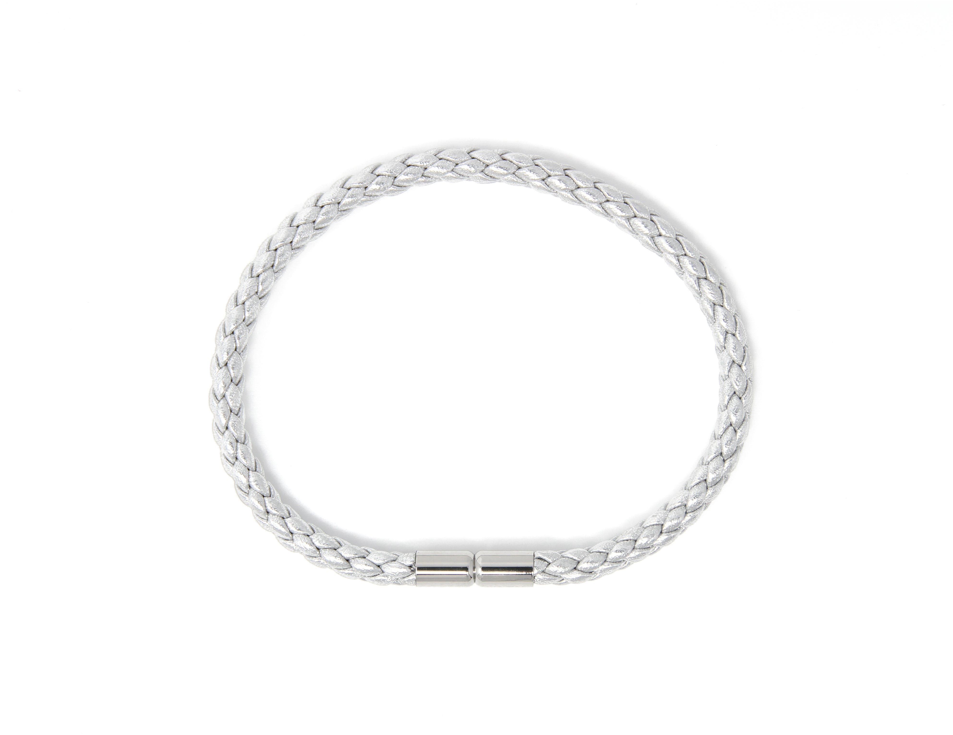 Silver Braided Bracelet