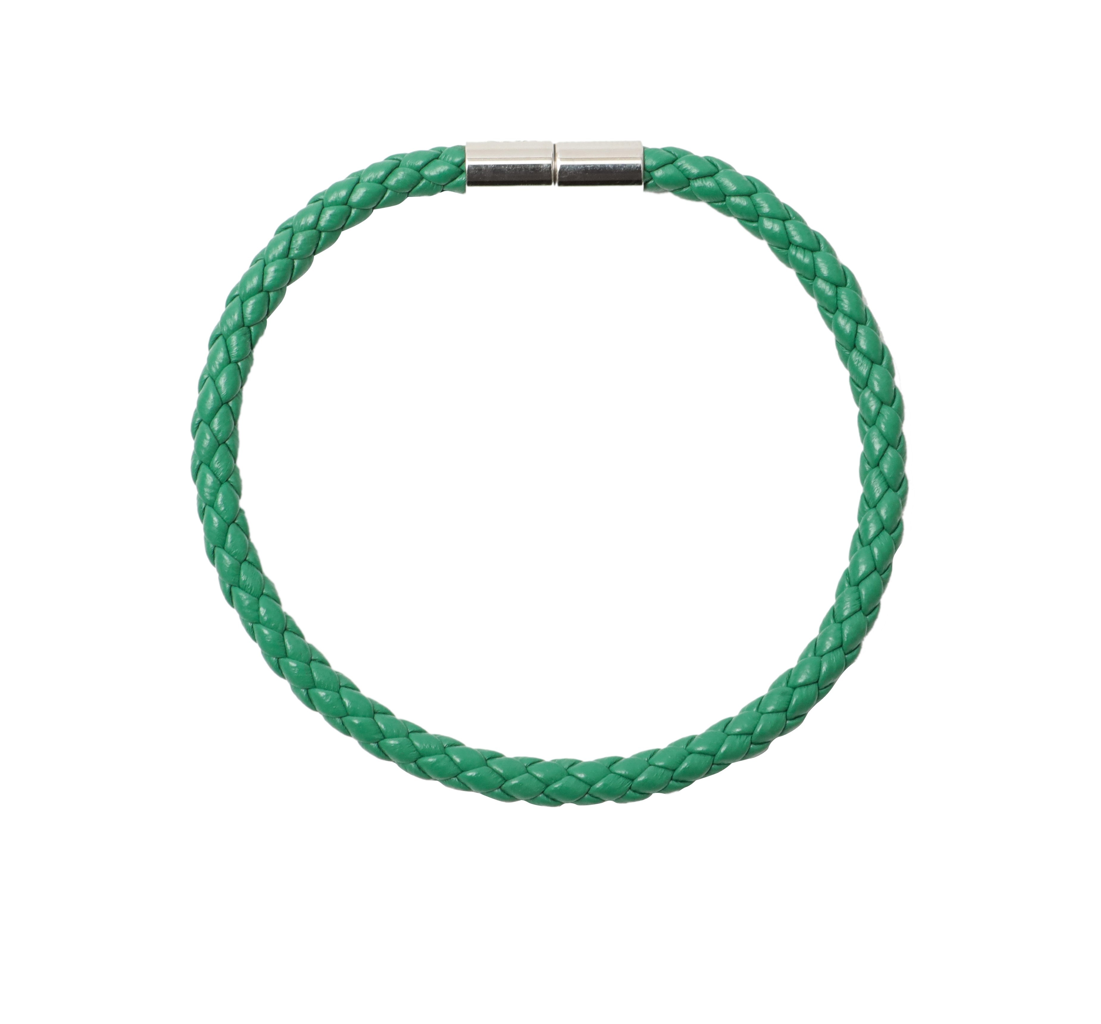 Kelly Green Braided Bracelet