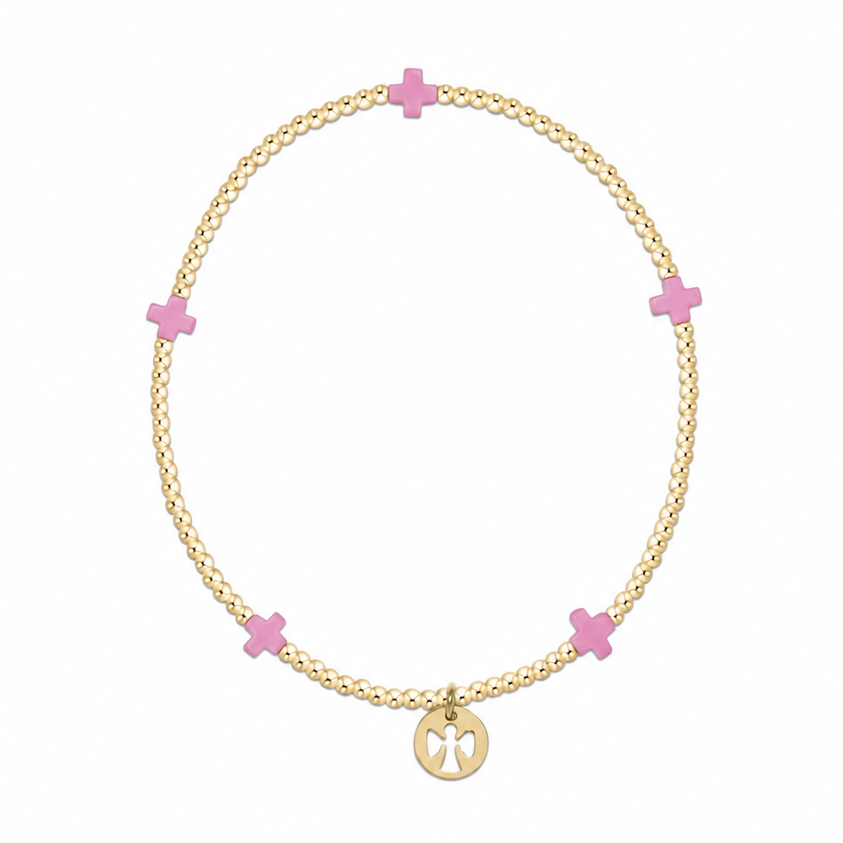 egives to Camp Kesem Signature Cross Bracelet by enewton