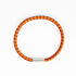 Braided Bracelet - Deep Red + Orange