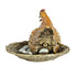 Enameled Metal Hen Trinket Box w/ Jewels