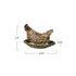 Enameled Metal Hen Trinket Box w/ Jewels