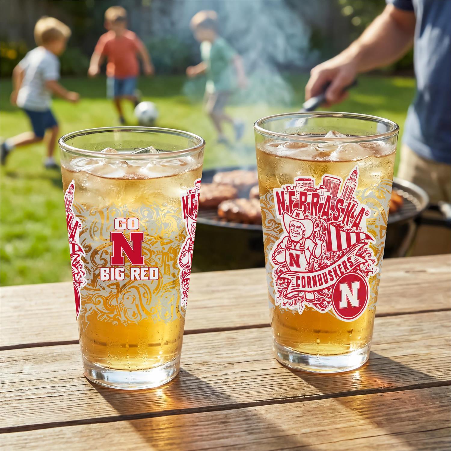 University of Nebraska 16oz Glass Pint