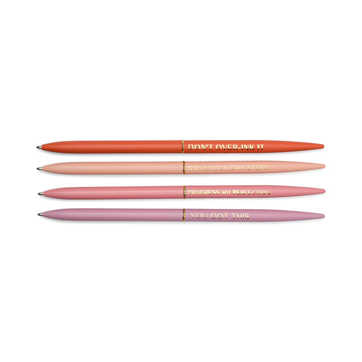 Slim Metal Twisty Pens - Motivation By Designworks
