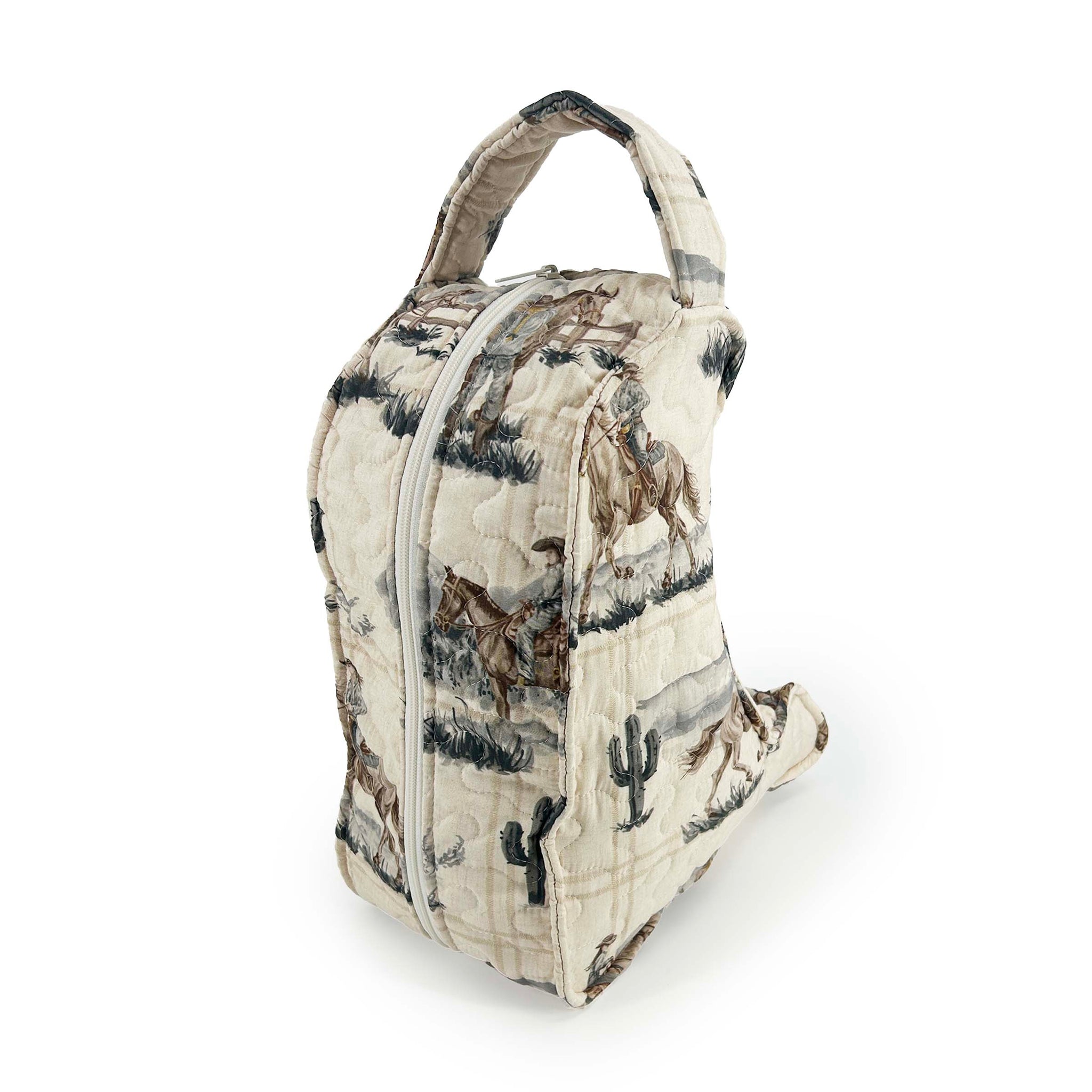 Ida Mae Desert Daughters Slate Linen Quilted Boot Bag - view 2 of 2