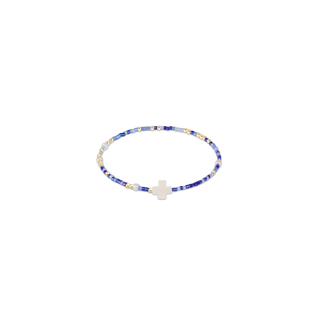 egirl Hope Unwritten Signature Cross Bracelet - Is A Smurf's Butt Blue? by enewton