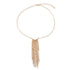 Eliana - Multi-Chain Drop Paperclip Necklace by Leslie Curtis
