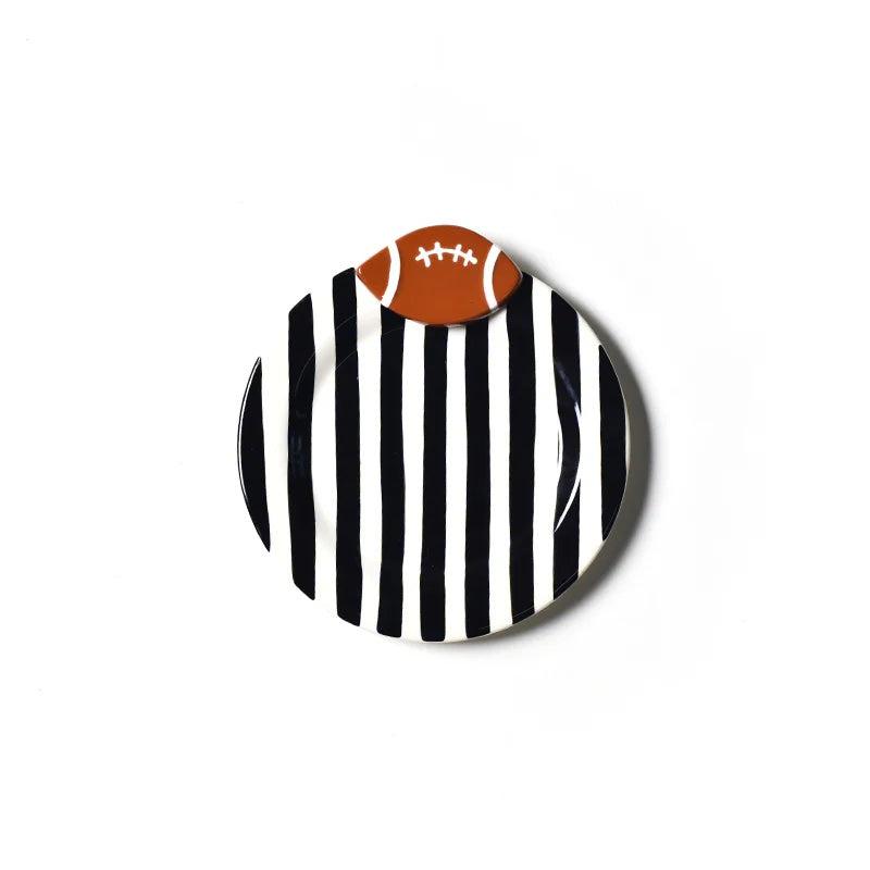 HAPPY EVERYTHING FOOTBALL EMBELLISHMENT PLATE
