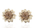 Gold Floral Stud Earrings