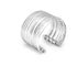 Bonnie - Chunky Stacked Silver Bracelt