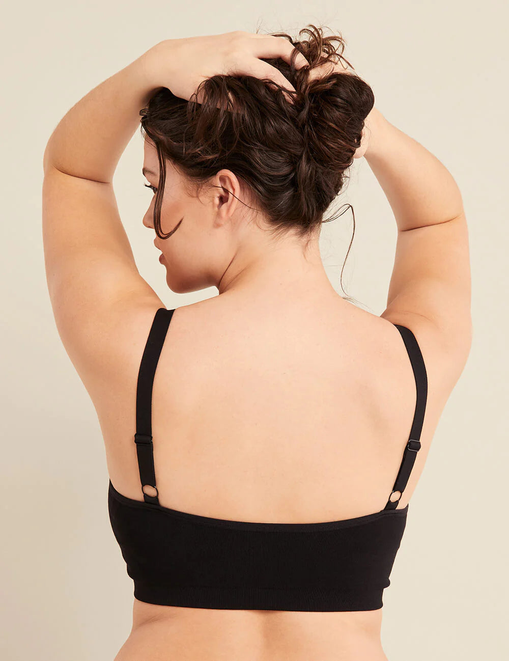 Full Bust Wireless Bra - Black, FREE SHIPPING