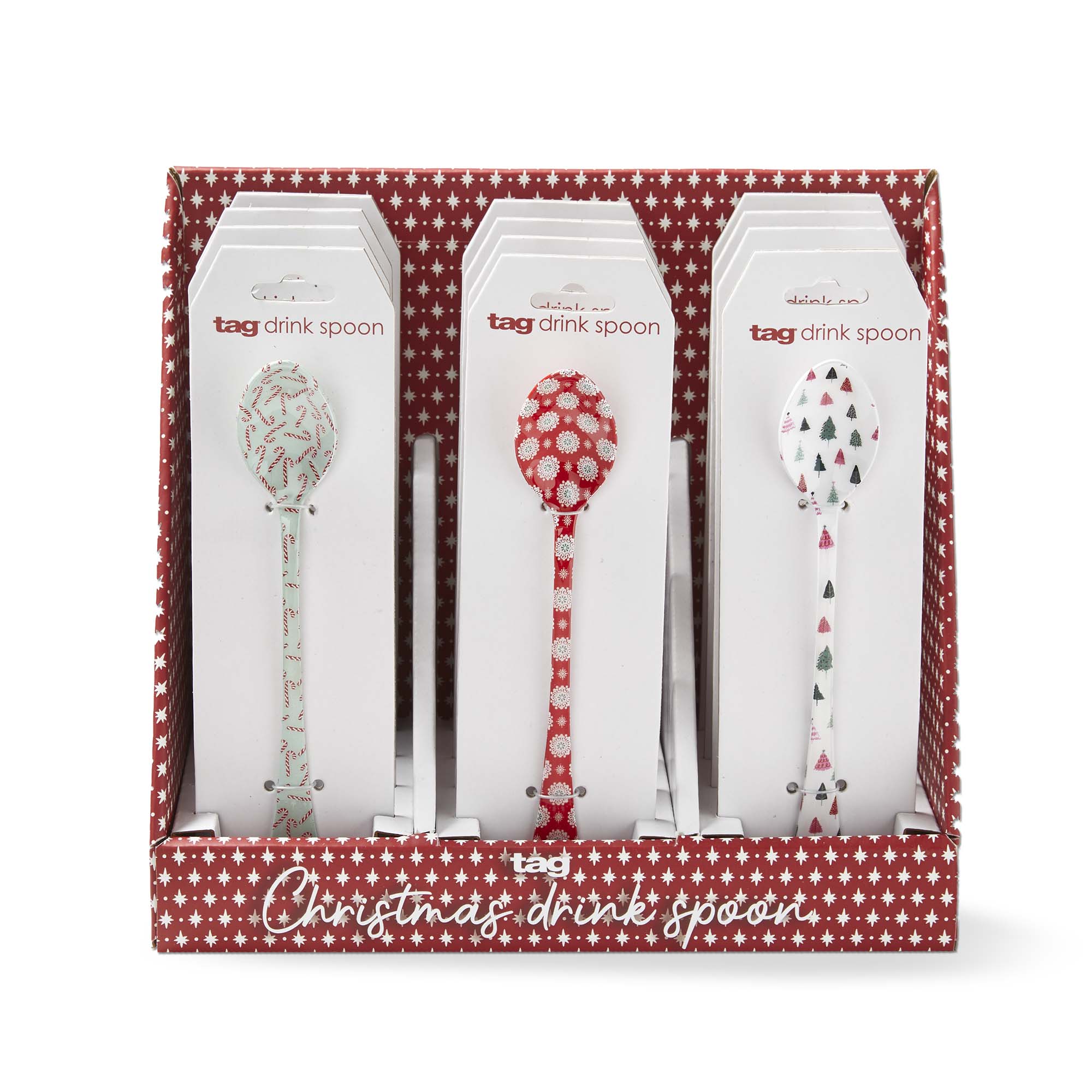 Christmas Drink Spoon Asmt/12 Cdu