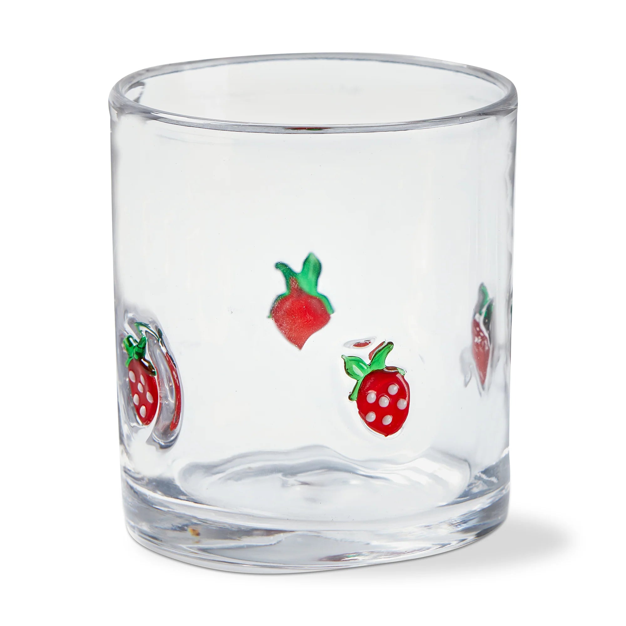 STRAWBERRY  DOUBLE OLD FASHIONED GLASS