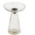 Leon Glass Taper Holder Large Clear by Tag