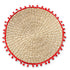 POMPOM PLACEMAT RED MULTI