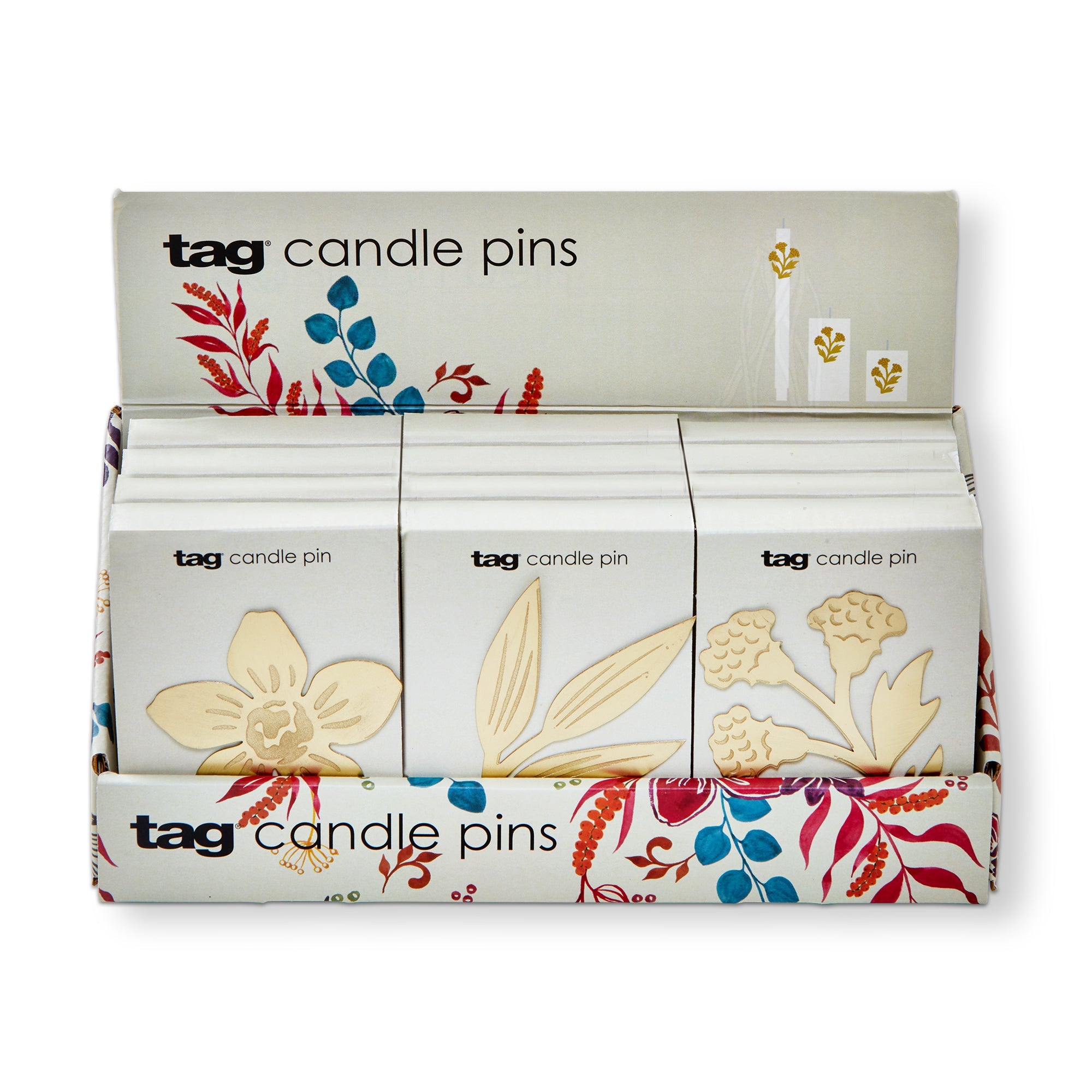 Fall Botanical Candle Pin Asmt/12 & Cdu