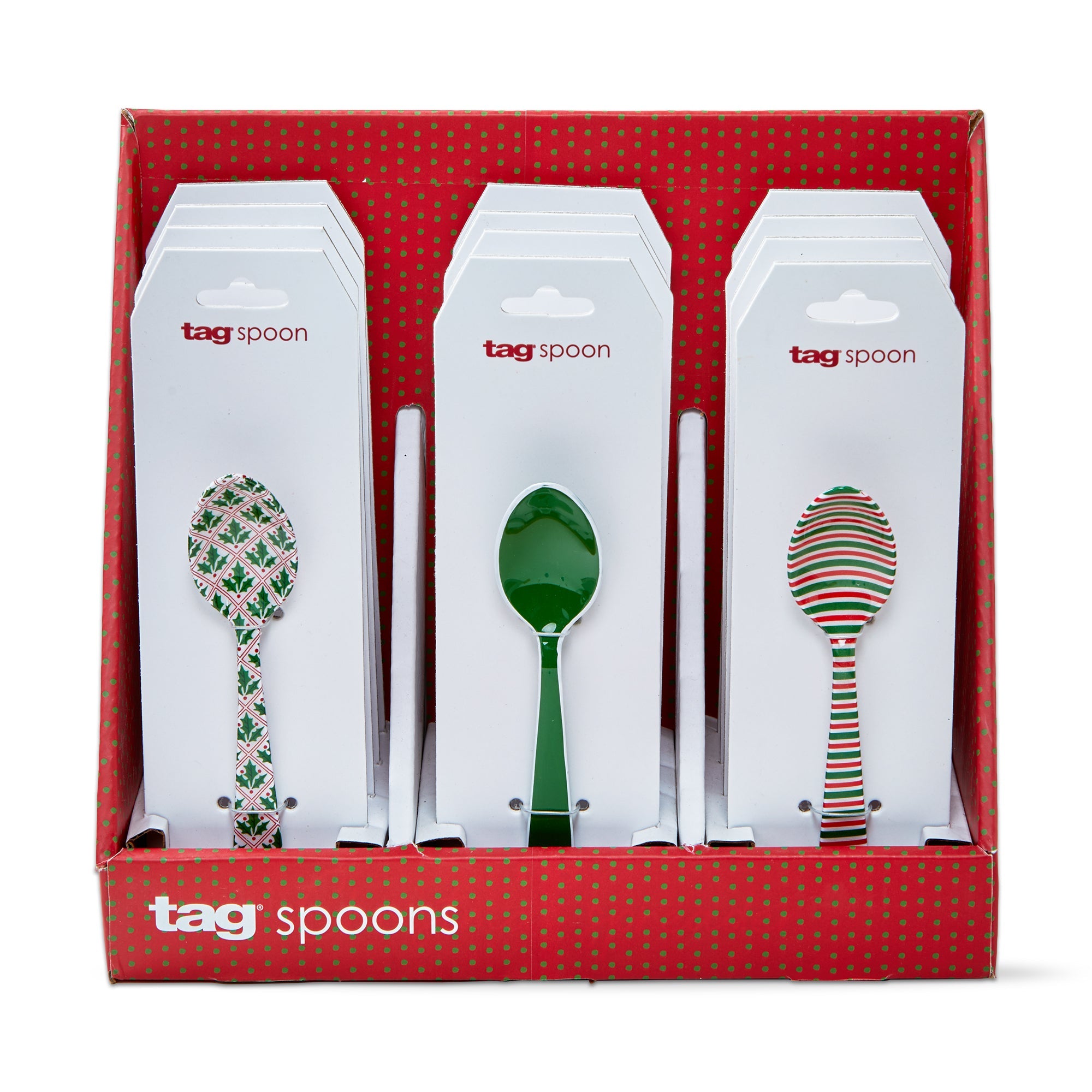 Wonderful Xmas Enamel Spoon Asmt/12 Cdu