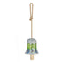 Palm Beach Garden Bell, Glass, Mosaic Peacock Bell