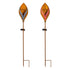 Rustic Metal Solar Stake 36"H
