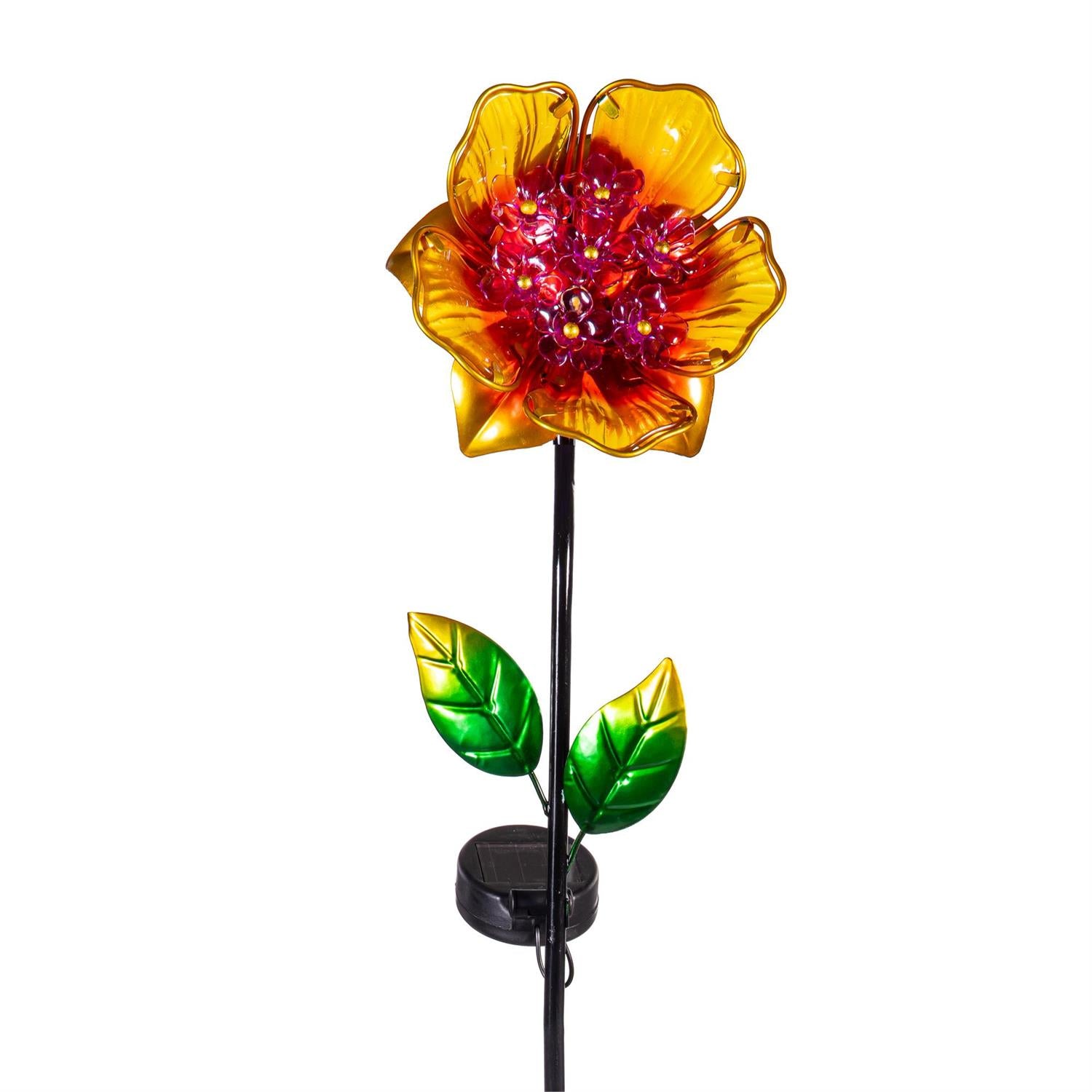 Colorful Flower Solar Garden Stakes