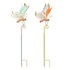 Deco Butterfly Metal Garden Stake 40"H