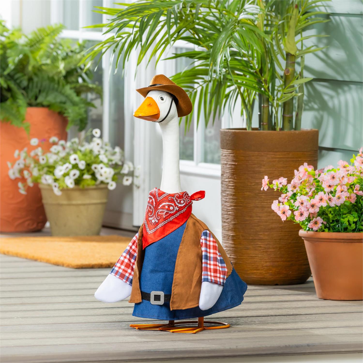 Giddy The Porch Goose Statue 21H