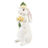 Blossom Bunny Resin Statue, 14.5"H