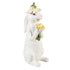 Blossom Bunny Resin Statue, 14.5"H