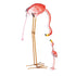 Metal Flamingo Mom Balancer with Wobbly Baby Statue Set