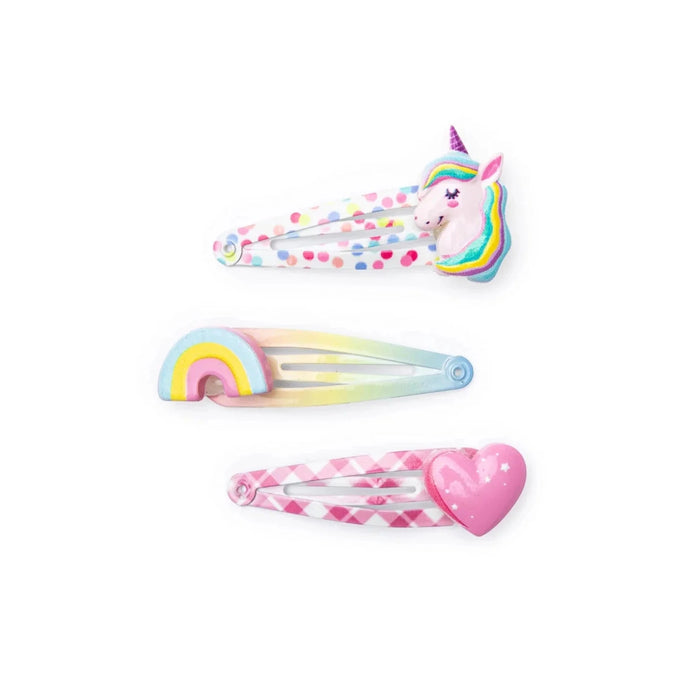 Unicorn Cutie Hairclips 3 pc