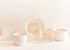 HAPPY EVERYTHING NEUTRAL SKINNY STRIPE 9.25 MINI PLATTER