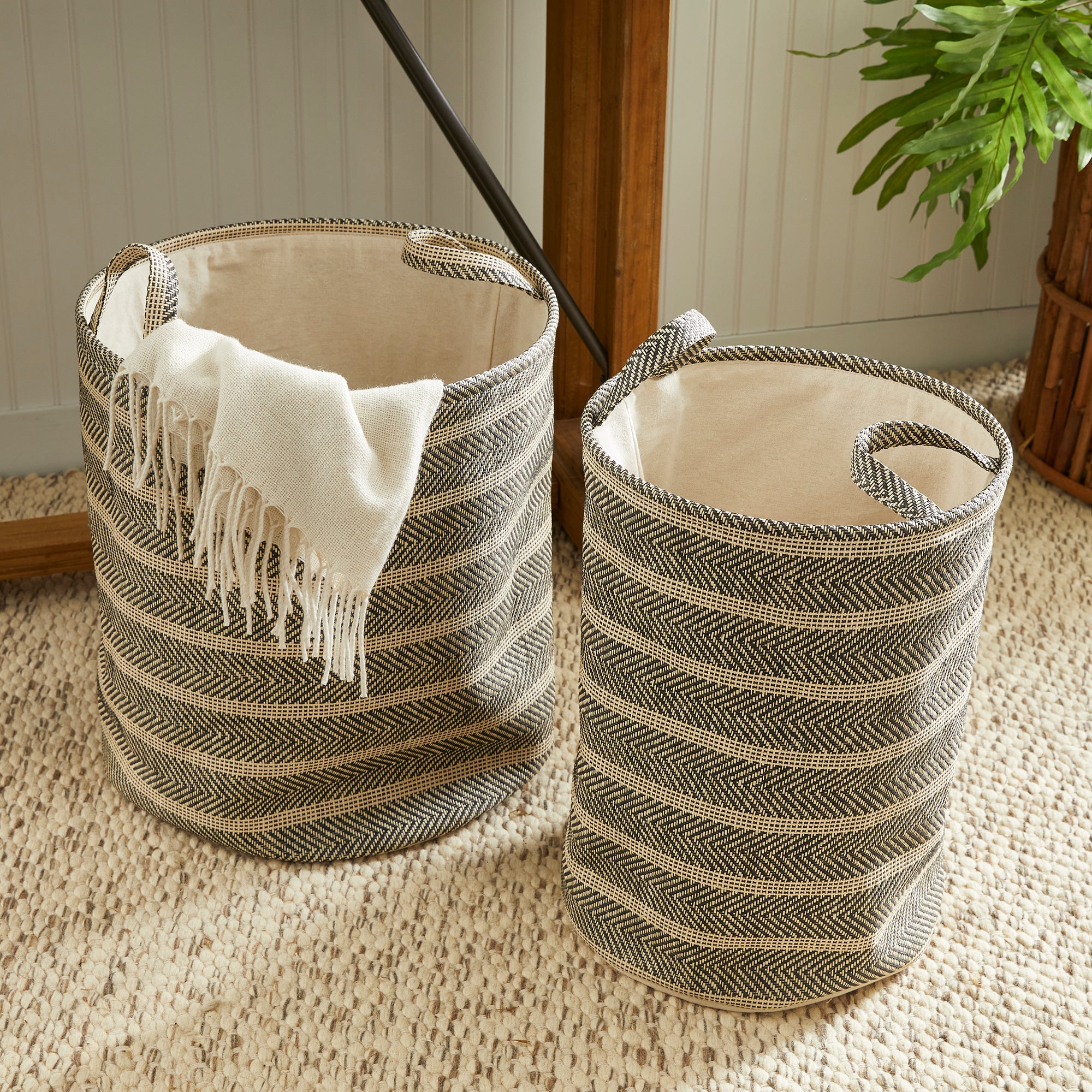 MARLEIGH ROUND BASKETS, SET OF 2 - view 5