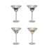 Halloween Sayings, 4 Styles 10 oz. Martini Glass w/ Gold Rim - A. Dodson's