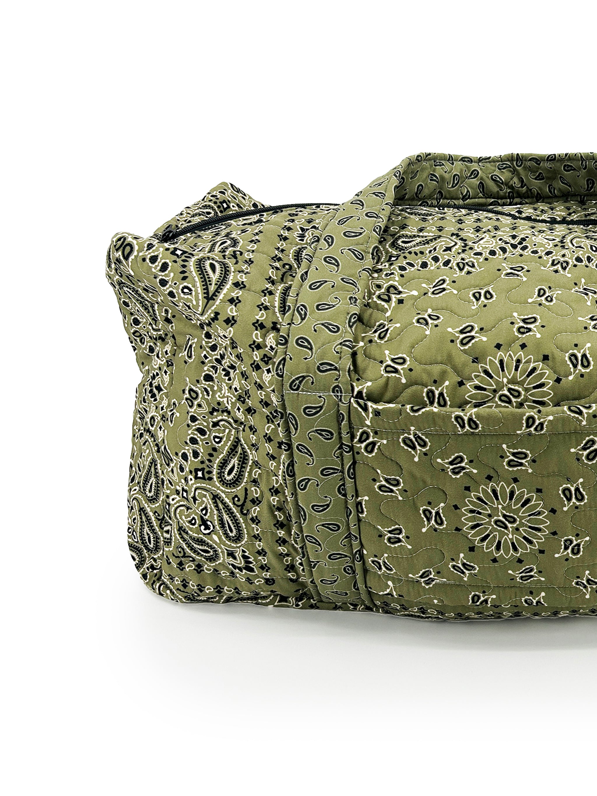 Ida Mae Homestead Bandana Olive Quilted Duffle Bag - view 2 of 3