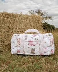 Pamola Boots Pink Duffle Bag By Ida Mae