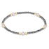 enewton Purpose Pearl 4mm Silver Faceted Hematite Bracelet