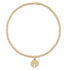 classic gold 2mm bead bracelet - paw print small gold disc by enewton - A. Dodson's