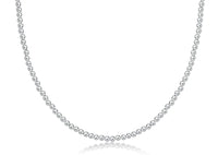 15" choker classic sterling 2mm bead by enewton