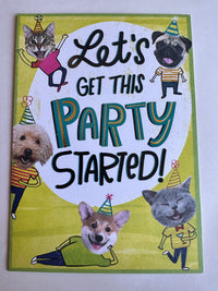 ANIMAL PARTY CARD