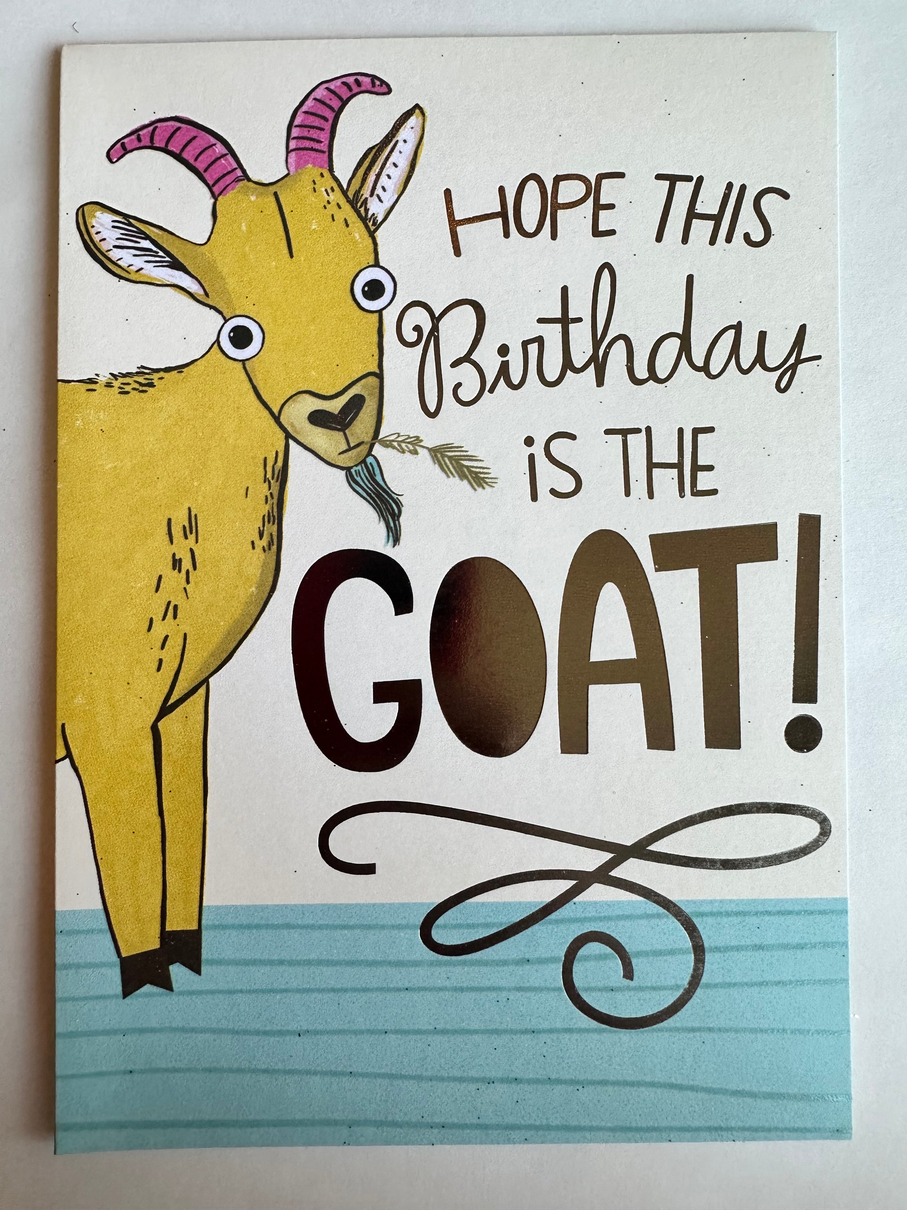 GOAT CARD - A. Dodson's