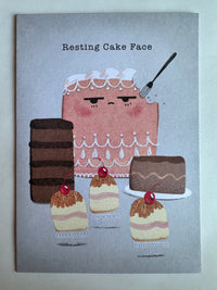 RESTING CAKE FACE CARD