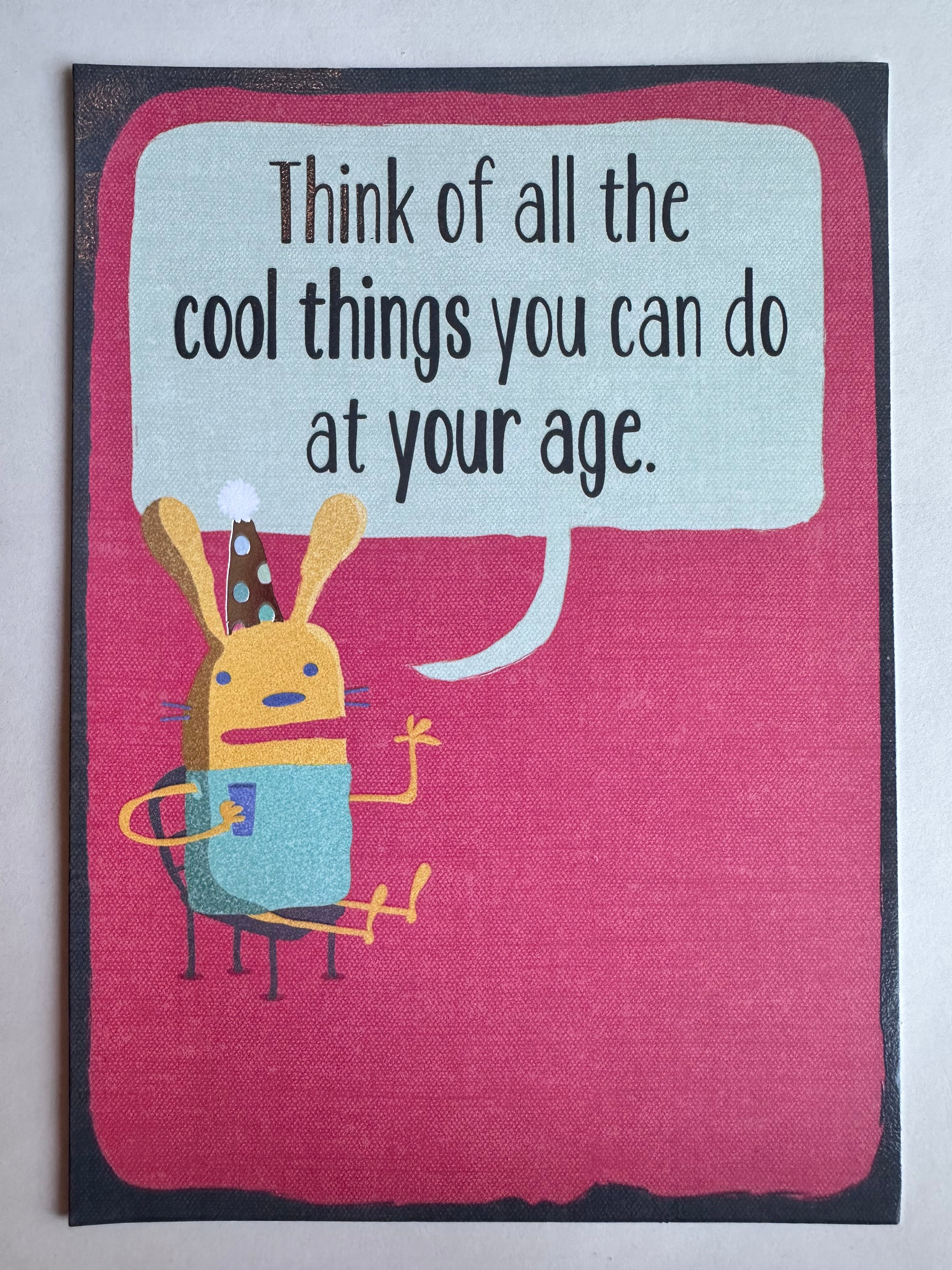 COOL THINGS CARD - A. Dodson's